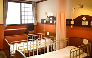 産科病棟　病室の写真