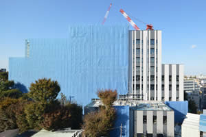 2024年11月13日時点の新河北総合病院建設現場
