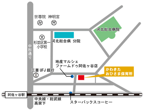 河北総合病院案内マップ